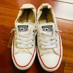 Converse shoreline (low tops) white❤️